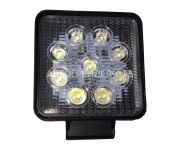 Купить Фара Lumen 27WS Flood (квадрат корпус Slim 39 мм, 9 диодов 27Вт, рабочий свет)  в СПБ